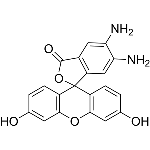 4,5-Diaminofluorescein Structure