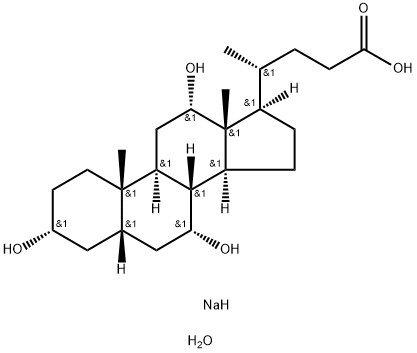 Cholic acid sodium hydrate Structure