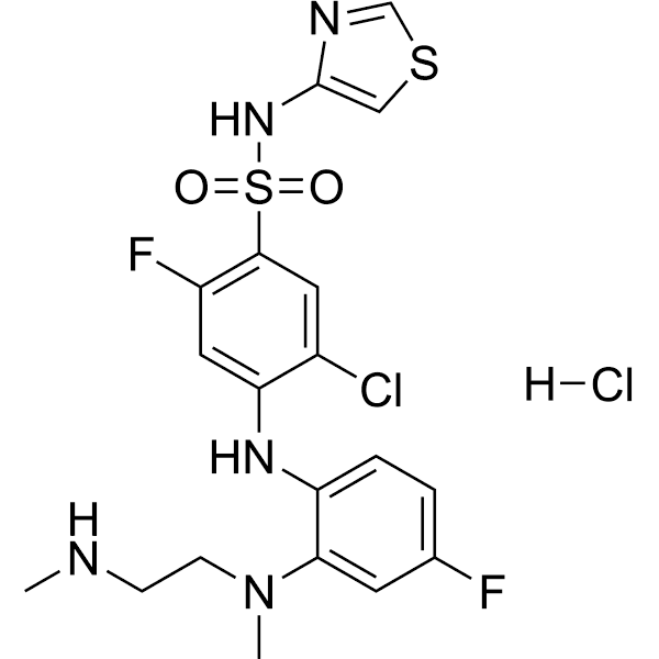 Aneratrigine hydrochloride Structure