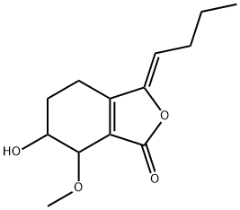 6-Hydroxy-7-methoxydihydroligustilide Structure
