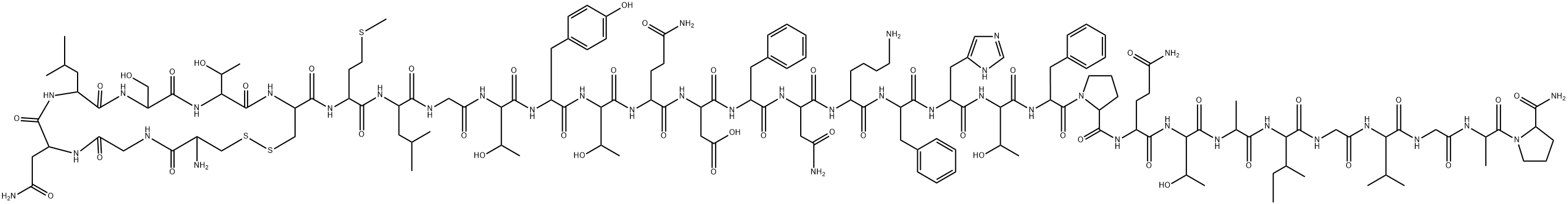 Calcitonin (human)  Structure