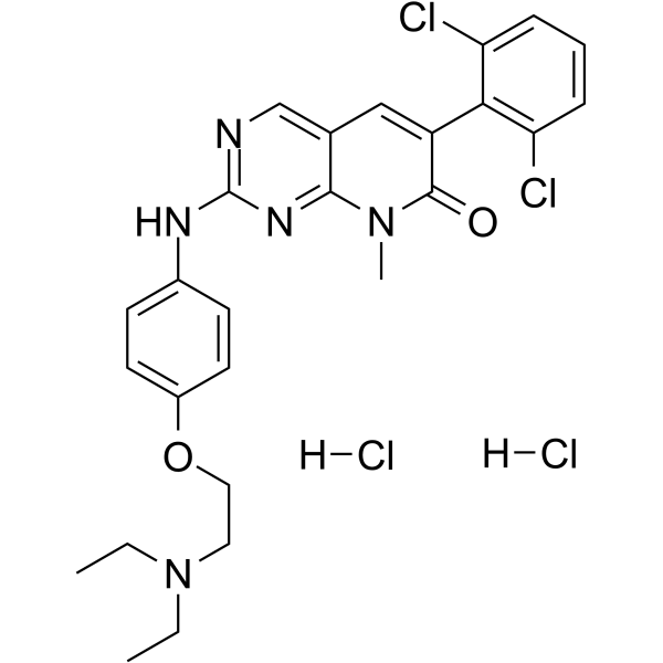 PD0166285 dihydrochloride  Structure