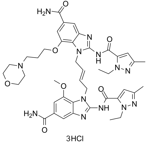diABZI trihydrochloride  Structure
