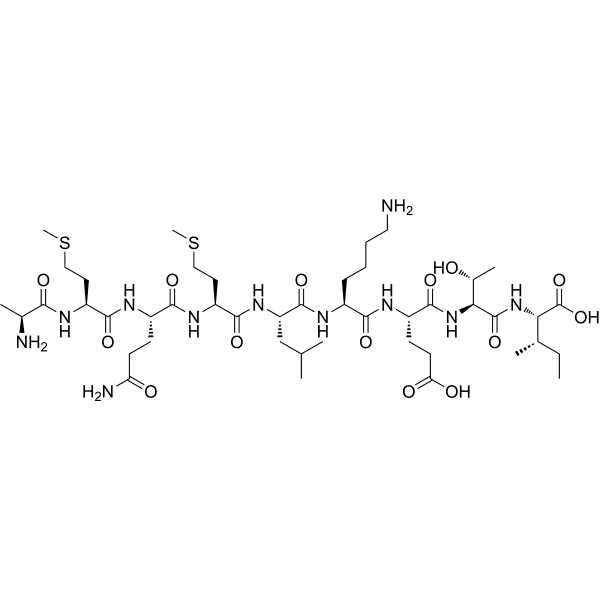 HIV gag peptide (197-205) Structure