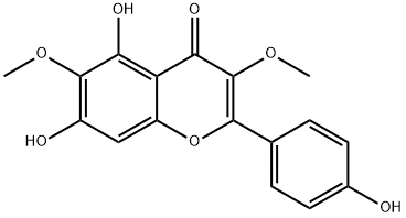 3,6-Dimethoxyapigenin Structure