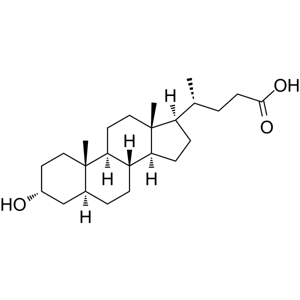 Allolithocholic acid Structure