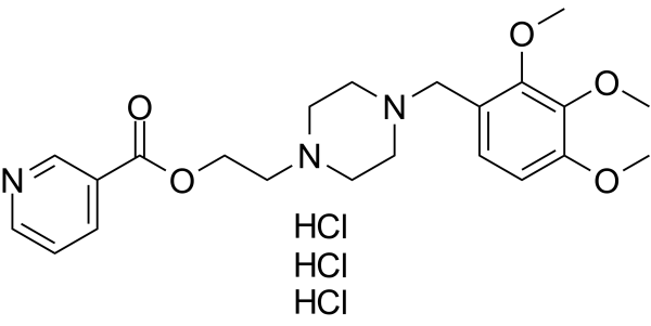 Ninerafaxstat trihydrochloride Structure