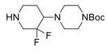 tert-butyl 4-(3,3-difluoropiperidin-4-yl)piperazine-1-carboxylate Structure
