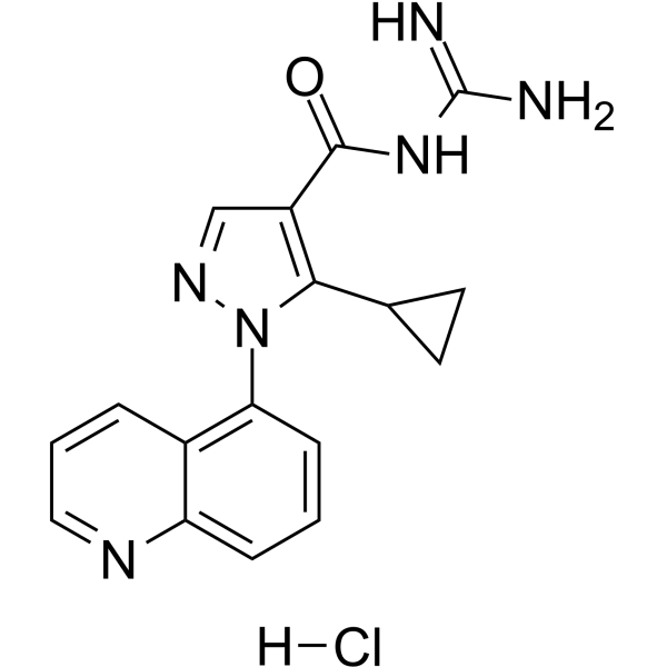 Zoniporide hydrochloride Structure