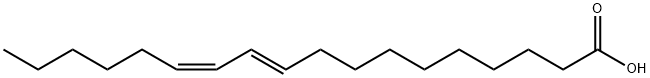 (10E,12Z)-octadeca-10,12-dienoic acid Structure