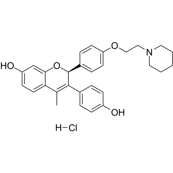 Acolbifene hydrochloride Structure