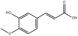Isoferulic acid Structure