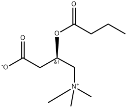 Butyrylcarnitine Structure