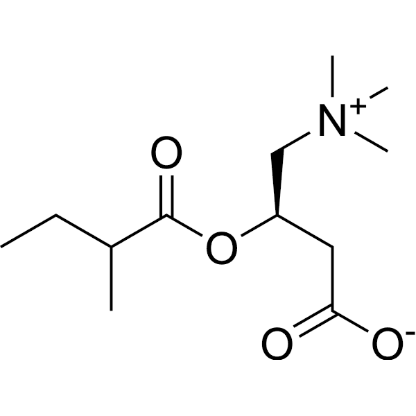 2-Methylbutyrylcarnitine Structure
