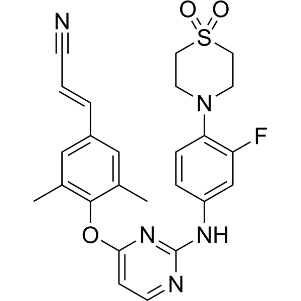 HIV-1 inhibitor-57 Structure