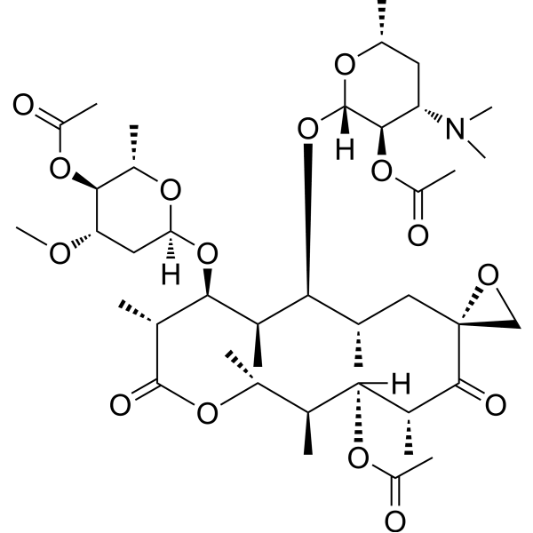 Troleandomycin Structure