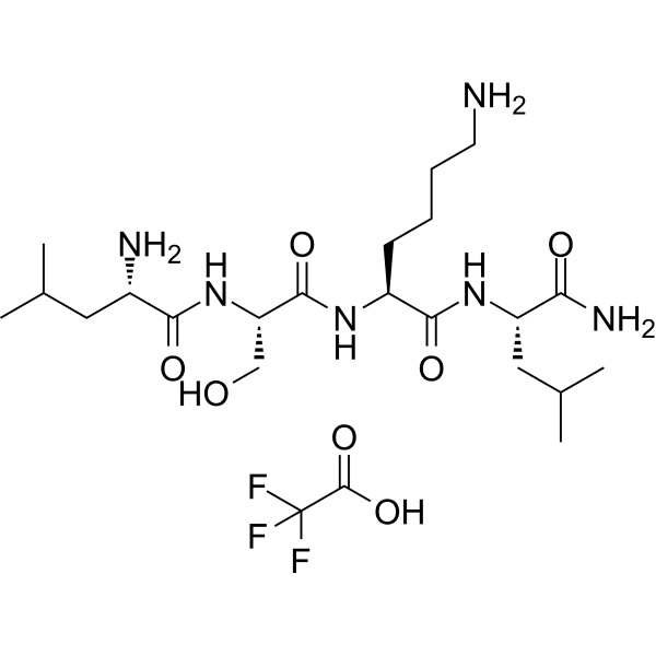LSKL, Inhibitor of Thrombospondin (TSP-1) (TFA) Structure