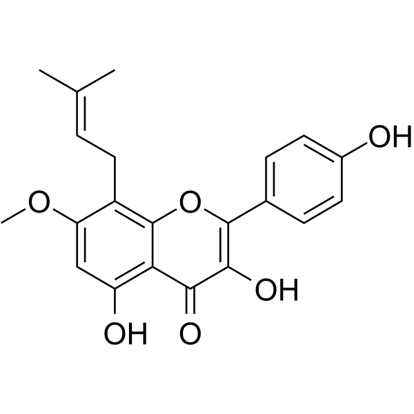 Isoanhydroicaritin Structure