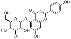 Apigenin 5-O-glucoside Structure