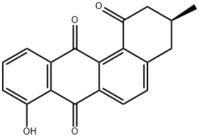 (+)-Ochromycinone Structure