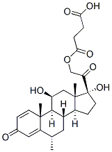 Methylprednisolone succinate Structure