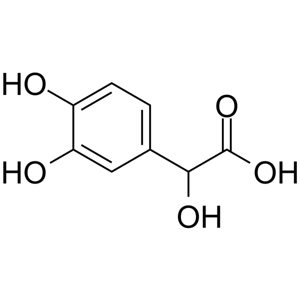 3,4-Dihydroxymandelic acid  Structure