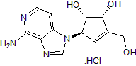 3-Deazaneplanocin A hydrochloride Structure