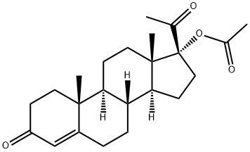 17α-Hydroxyprogesterone acetate Structure