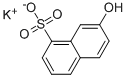 Potassium 7-hydroxy-1-naphthalenesulfona Structure