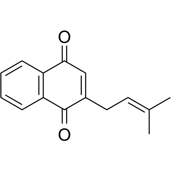 Deoxylapachol Structure