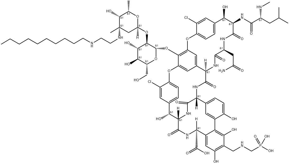 Telavancin Structure