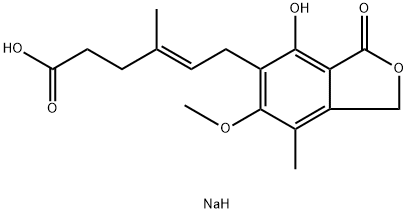 Mycophenolate Sodium Structure