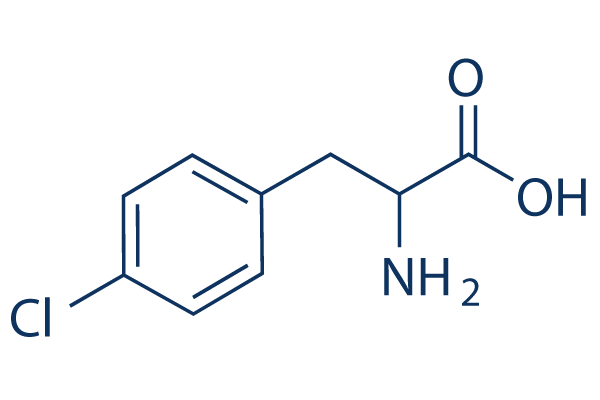 Fenclonine (4-Chloro-DL-phenylalanine) Structure