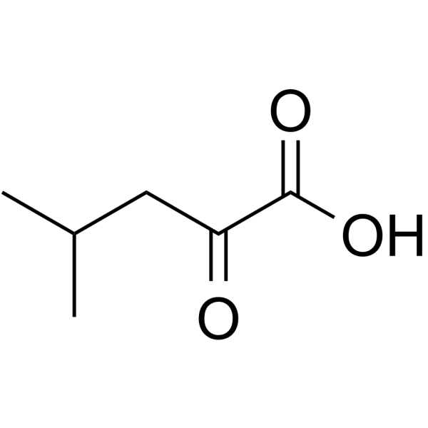 4-Methyl-2-oxopentanoic acid Structure