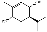 p-Menth-1-ene-3,6-diol Structure