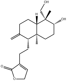 14-Deoxyandrographolide Structure