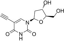 5-Ethynyl-2'-deoxyuridine Structure