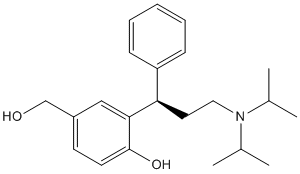5-hydroxymethyl Tolterodine Structure
