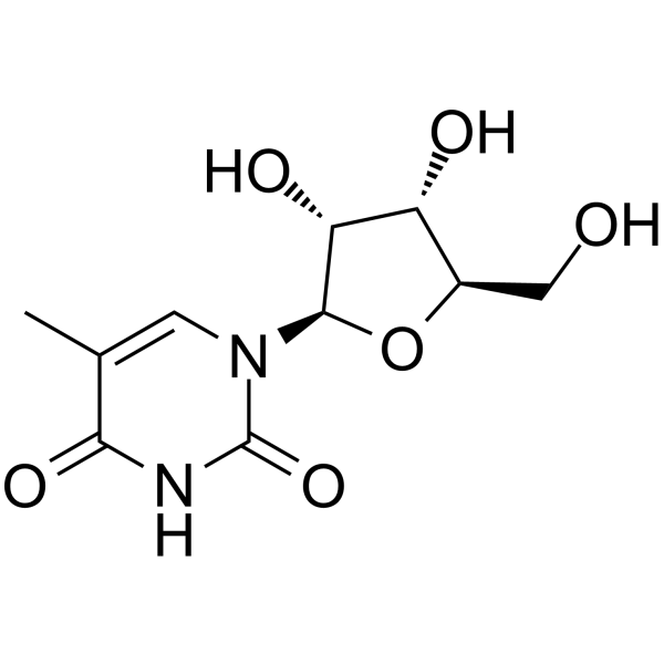 5-Methyluridine Structure