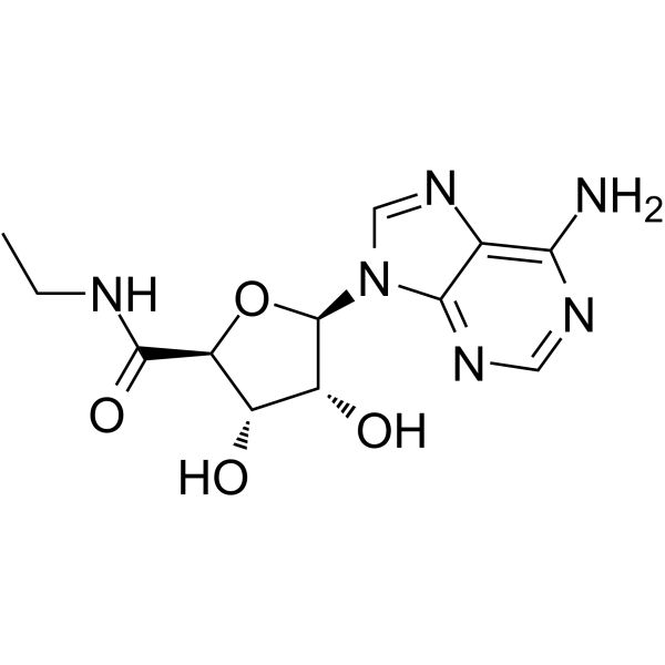 5'-N-Ethylcarboxamidoadenosine Structure