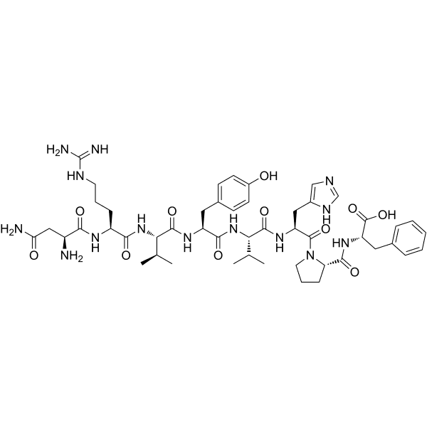 Angiotensin amide Structure