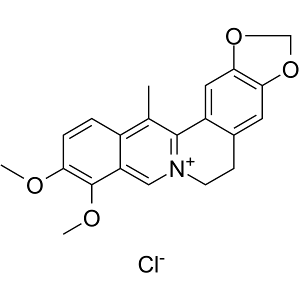 13-Methylberberine chloride Structure