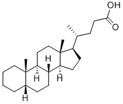 5β-Cholanic acid Structure