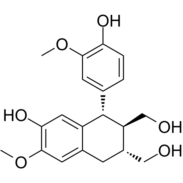 (+)-Isolariciresinol Structure