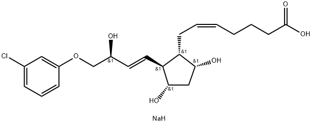 Cloprostenol sodium salt Structure