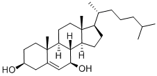 7β-Hydroxycholesterol Structure
