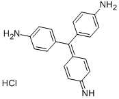 Pararosaniline hydrochloride  Structure