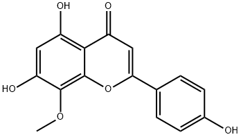 4′-Hydroxywogonin Structure