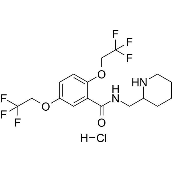 Flecainide hydrochloride  Structure