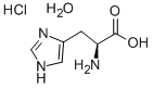 L-Histidine monohydrochloride monohydrate Structure